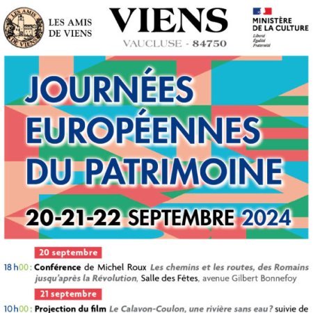 Journées du patrimoine Les Amis de Viens