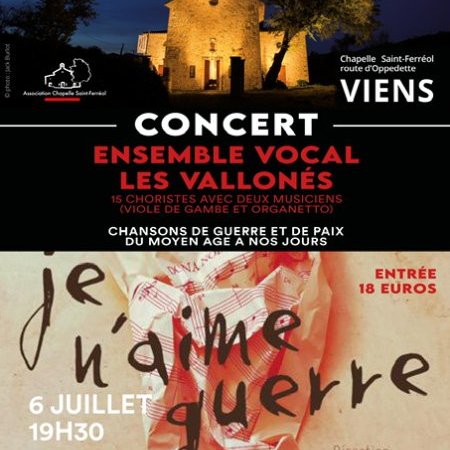 Concert - Ensemble Vocal les Vallonés