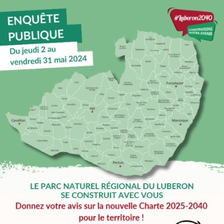 Révision de la charte du Parc Naturel Régional du Luberon